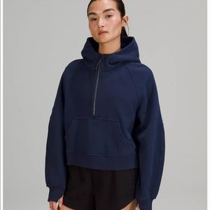 NWT Lululemon scuba oversized half zip hoodie